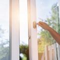 Symbolbild: Schutzmaßnahmen Radon. Eine Hand öffnet ein Fenster